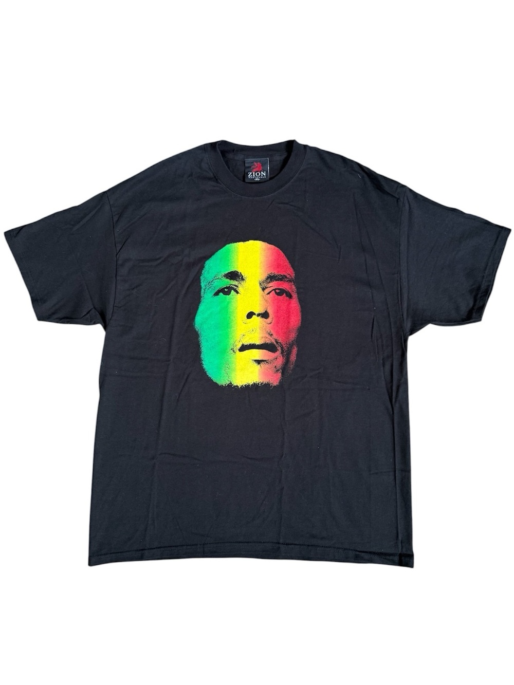 Vintage Zion Rootswear Bob Marley Portrait Shirt Mens Size XL Rasta 2004 EUC